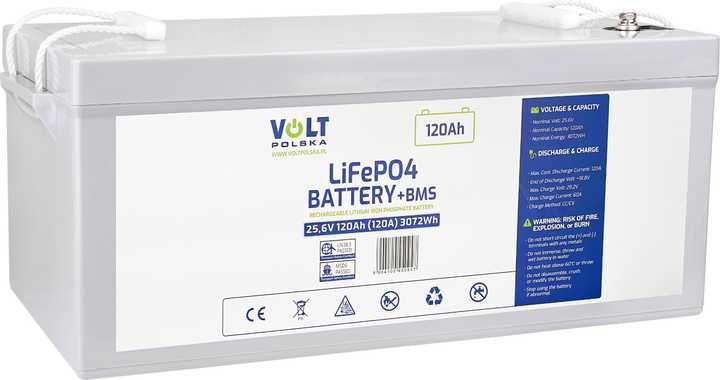 LiFePo4 акумулятор Volt Polska 120Ah 25,6V