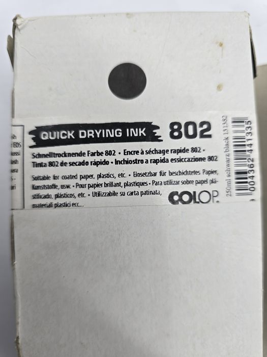 Tinta para carimbos. Novo