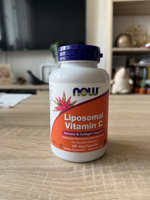 Now liposomal vitamin C 120 kapsułek