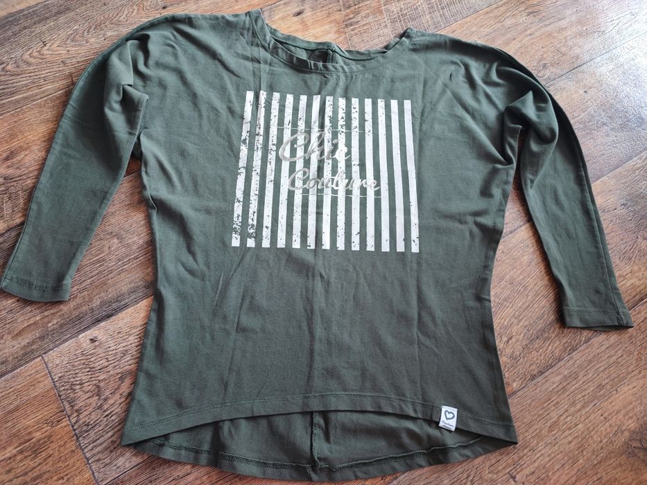 Bluzka damska oliwkowa