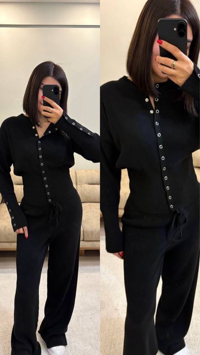 Стильний трикотажний костюм