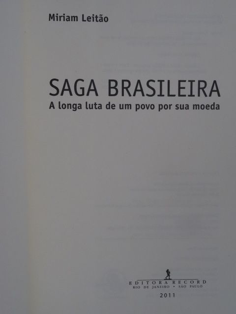 Saga Brasileira de Miriam Leitão