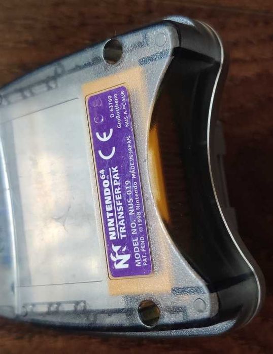 Nintendo 64 N64 transfer pak
