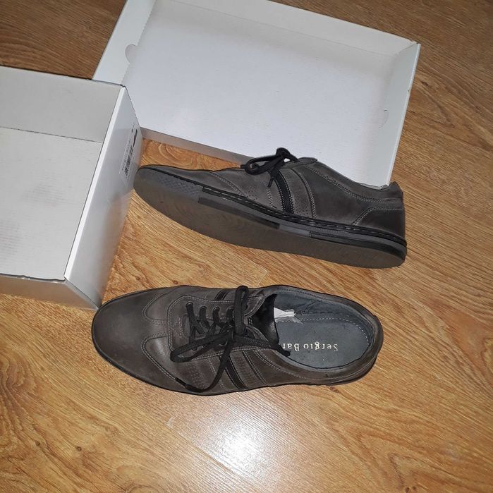 Skórzane buty Sergio Bardi męskie 42