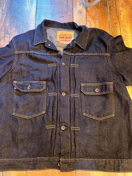 Iron Heart Selvedge denim kurtka xxxl