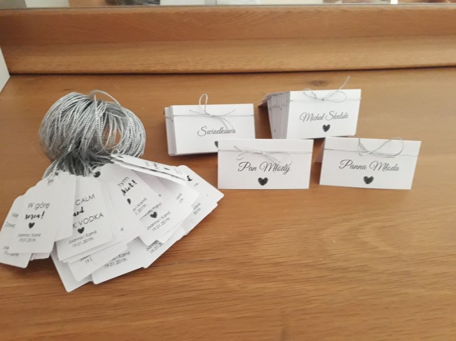 Winietki kolorystyka dowolna