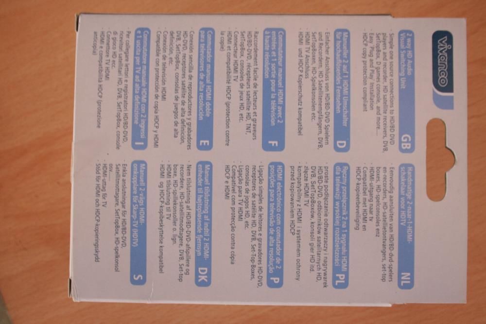 Comutador HDMI (Siwtch) da Vivanco