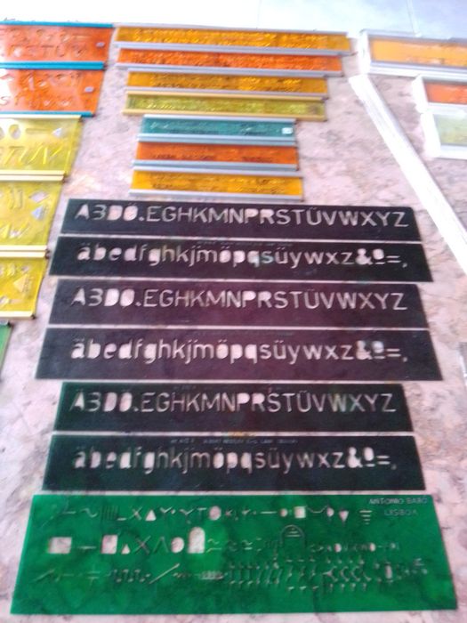 Colecção de réguas