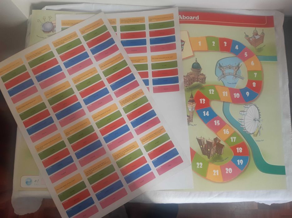 Jogo 'All Aboard' para Aprender Inglês