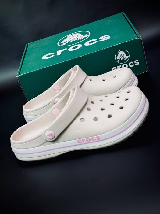 Новинка !! Хит этого лета ! Женские стильные кроксы !! Crocs Bayaband женские ! Топ качество ! Шлепанцы женские ! Кроксы повседневные