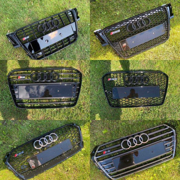 Решотка радиатора Audi q3 q5 q7 q8 a6 a7 a8 a4 a1 a3 a5 решітка ауді