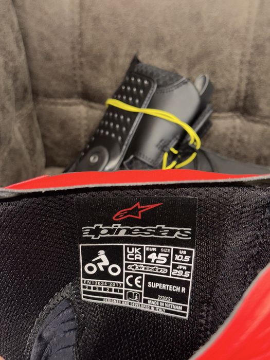 Alpinestars SuperTech r white black red