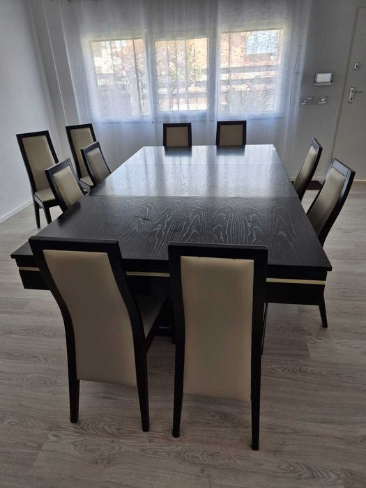 Mesa de Snooker com tampo + 12 cadeiras