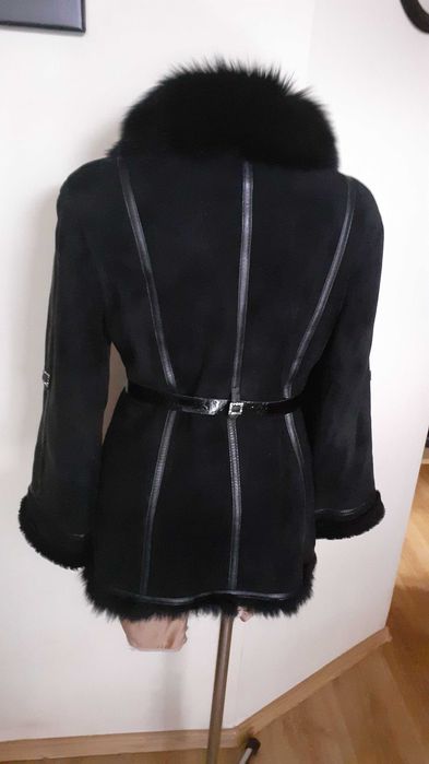 Kurtka kożuch naturalny