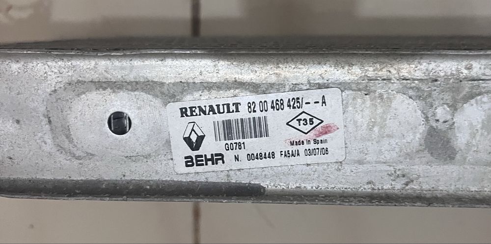 Intercooler Renault 1.5dci 1.9dci