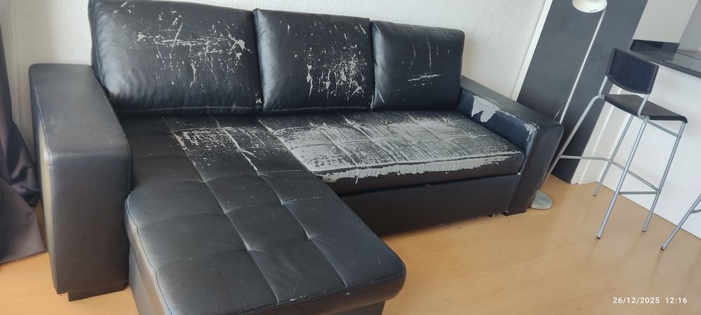 Sofá cama IKEA de canto