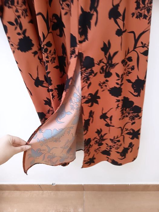 Vestido Maxi Cor Tijolo