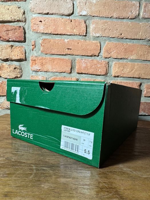 Lacoste storm 39 sneakersy buty nowe