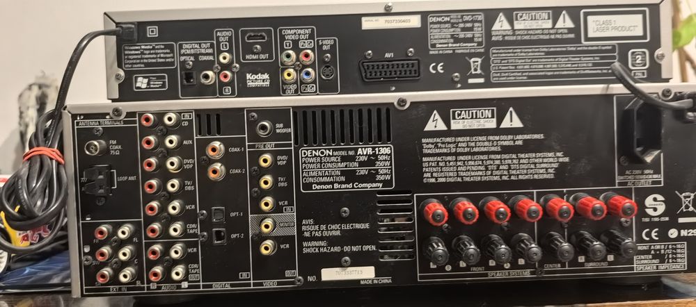 Denon avr 1306 +dvd