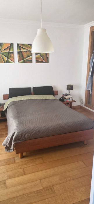Cama de casal + estrado + colchão