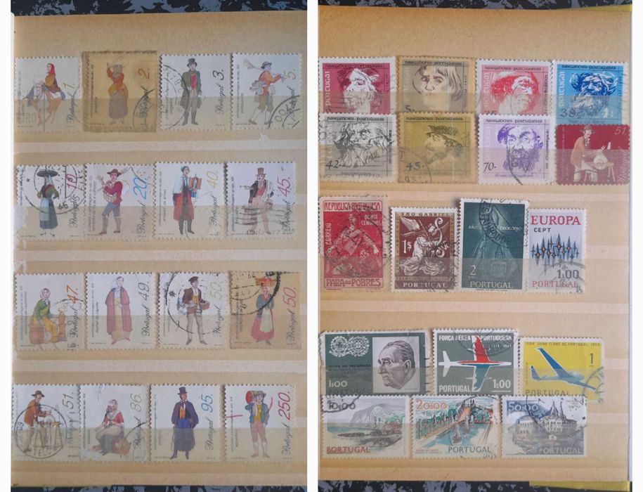 Selos de 23 países diferentes