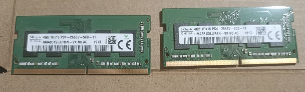 DDR4 4GB SO-DIMM SK hynix  2666 MHz для ноутбука 2шт DDR4 8GB