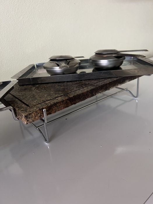 Pedra quente em granito para carne – conjunto completo (tebho 2 unidades)