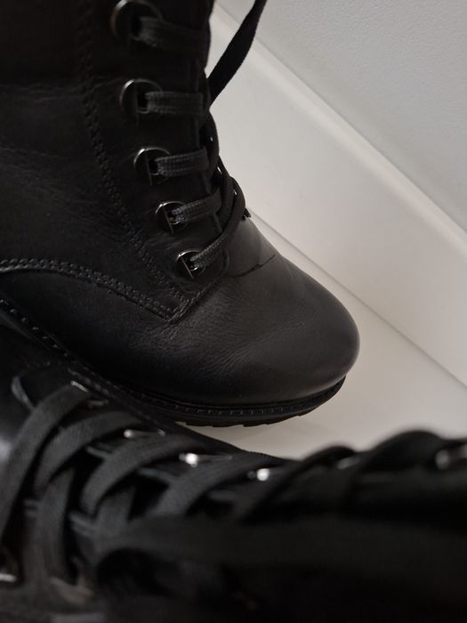 REMONTE 40 Nowe Skóra kamasze sztyblety trzewiki