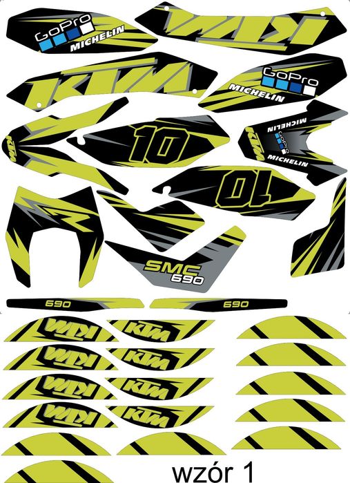 Naklejki KTM SMC 690 Okleina