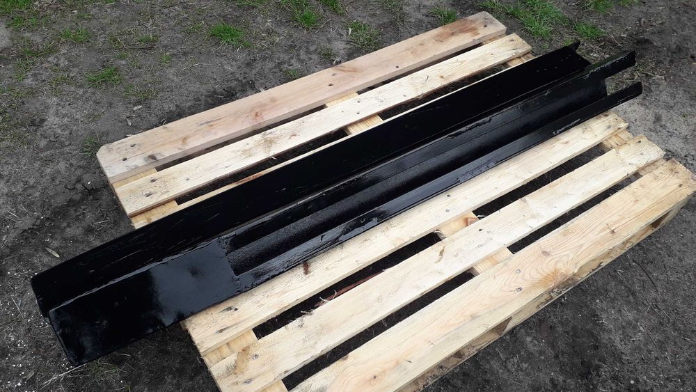 przedluzki widel nakladki na widly 140cm wozek widlowy ciagnik tur 1,4