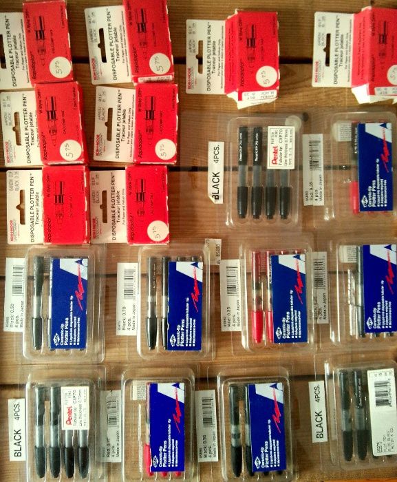 Canetas para Plotter tipo Calcomp