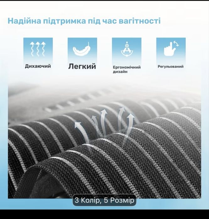 Пояс/бандаж для вагітних