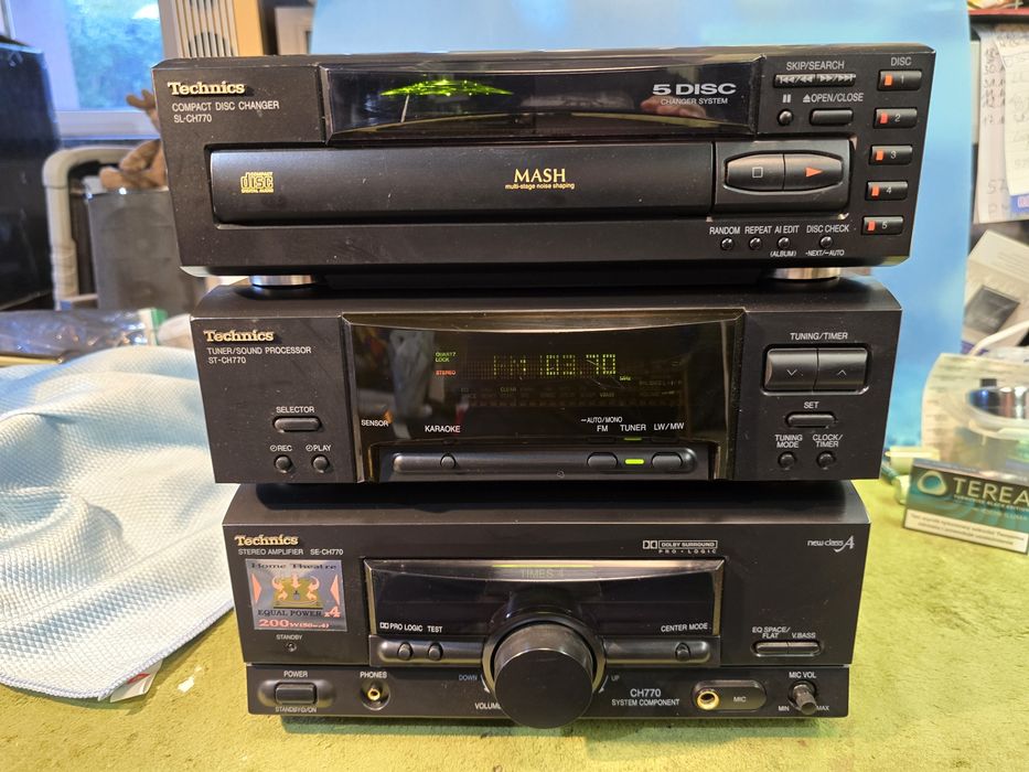 TECHNICS SE-CH770, ST-CH770, SL-CH770 zestaw 3 segmenty.