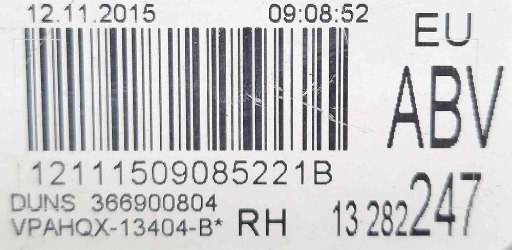 Farolim da Mala Direito 13282247 - OPEL ASTRA J Sports Tourer