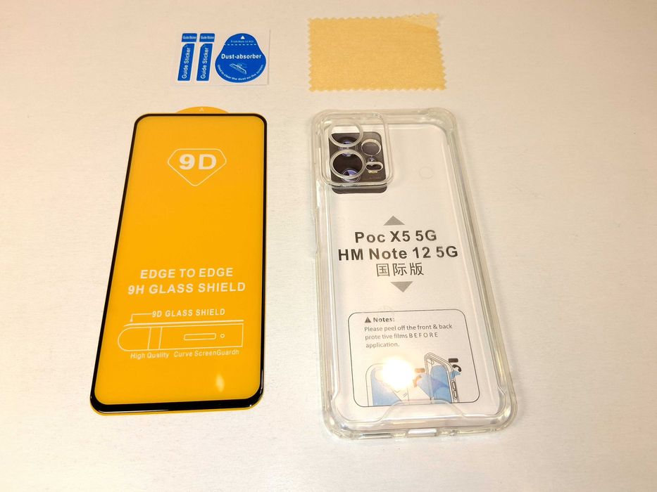 Z263 Etui Przezroczyste I Szkło Hartowane Xiaomi Redmi Note 12 5G