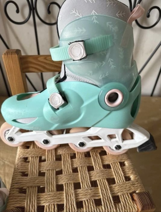 Patins em linha Oxelo, tamanho 34-36, 20€!
