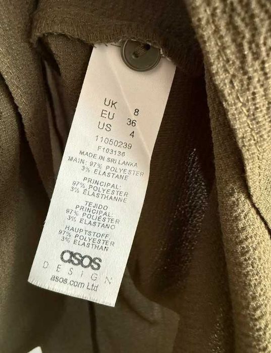 Sukienka Komunia wiosenna basic aesthetic Wielkanoc coquette ASOS 36/S