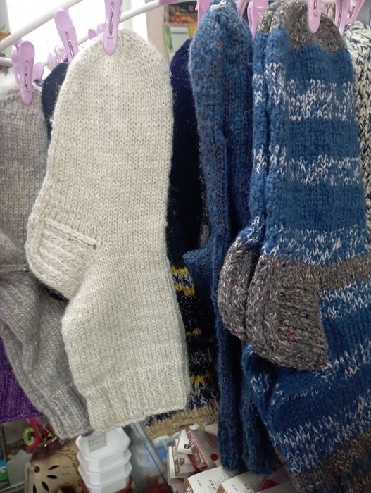 Вязанные носки новые