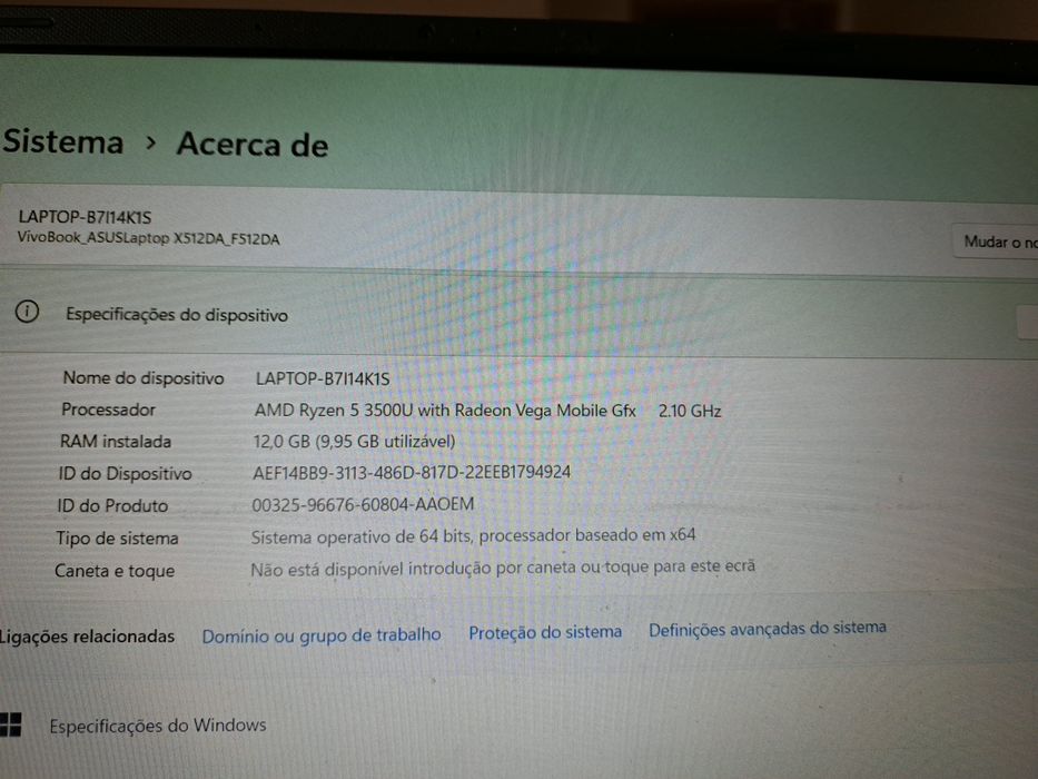 Portátil ASUS VivoBook