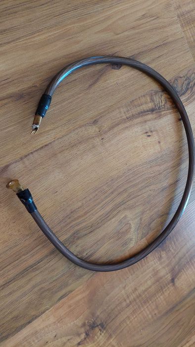 Przewód masowy prądowy 120 cm z końcówkami oczkowymi kabel