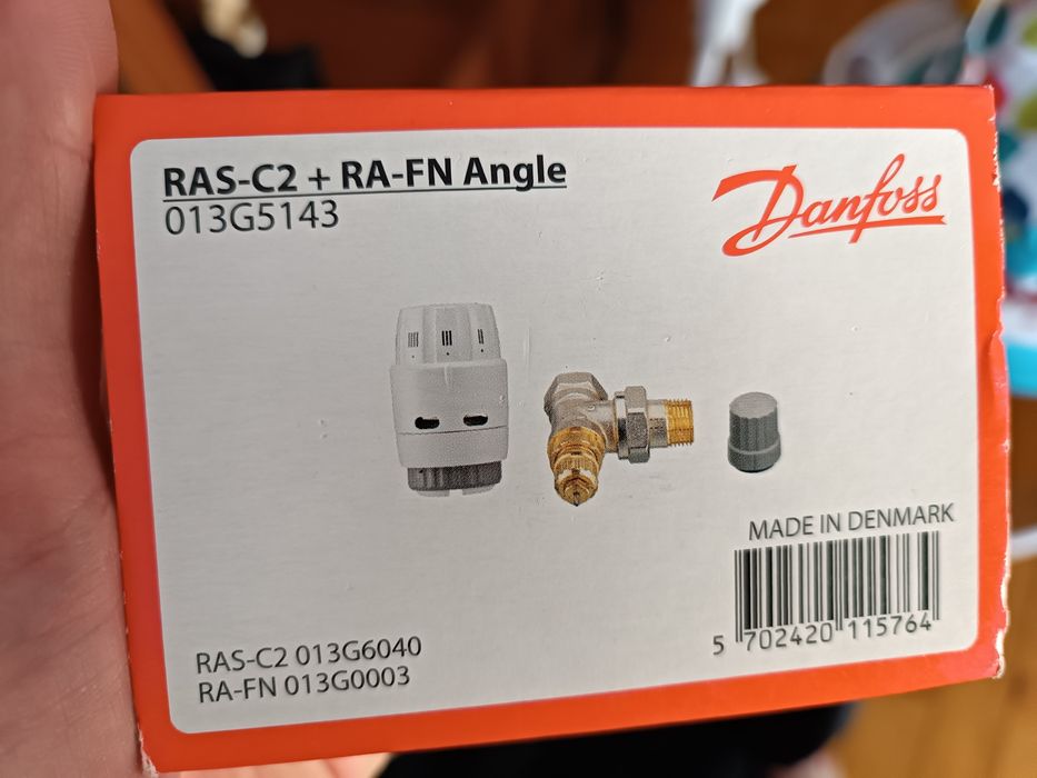 Danfoss RAS-C2 термоголовка