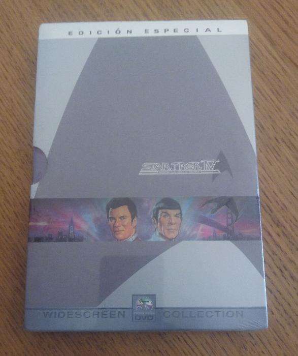 DVDs dos filmes Star Trek