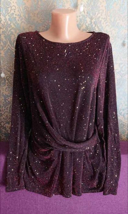 Красивая нарядная блуза большой размер батал 50 /52 блузка