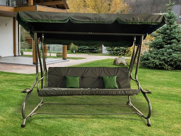 Садова розкладна гойдалка GARDEN Relax Plus. Садовая качеля