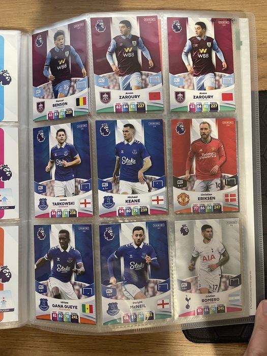 Картки panini adrenalyn xl premier league 2023/2024