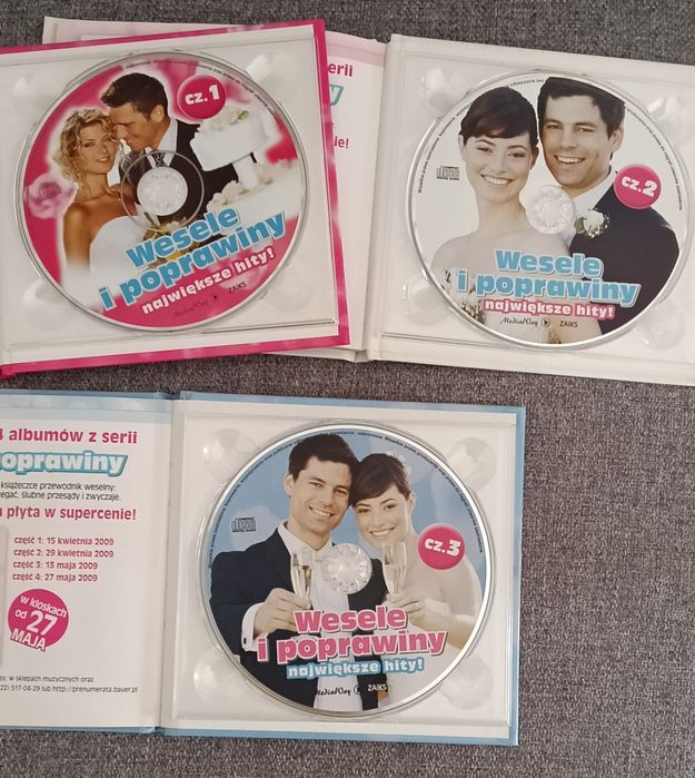 Wesele i poprawiny największe hity CD cz. 1, 2, 3