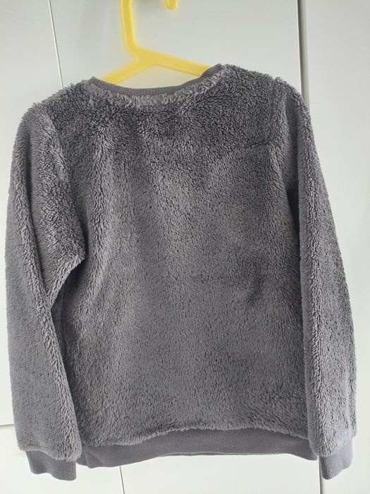 Ciepla bluza brokatowy stworek h&m 122/128