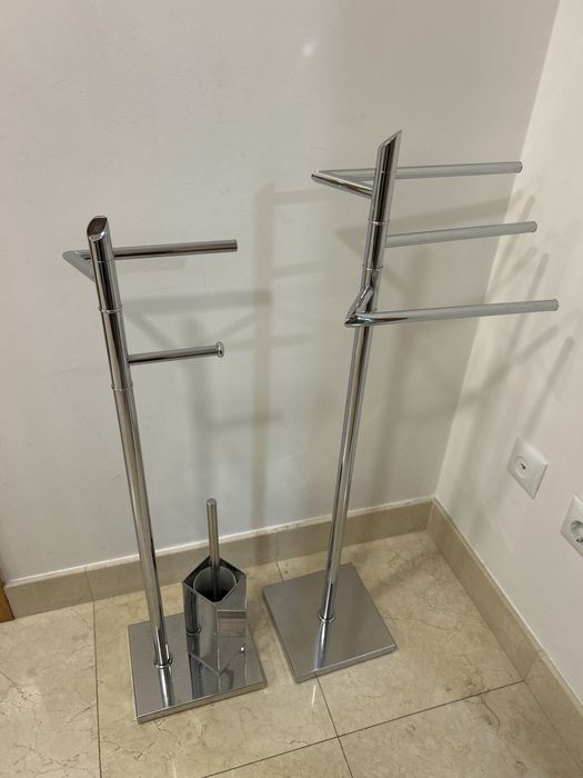 Toalheiro wc + porta rolo