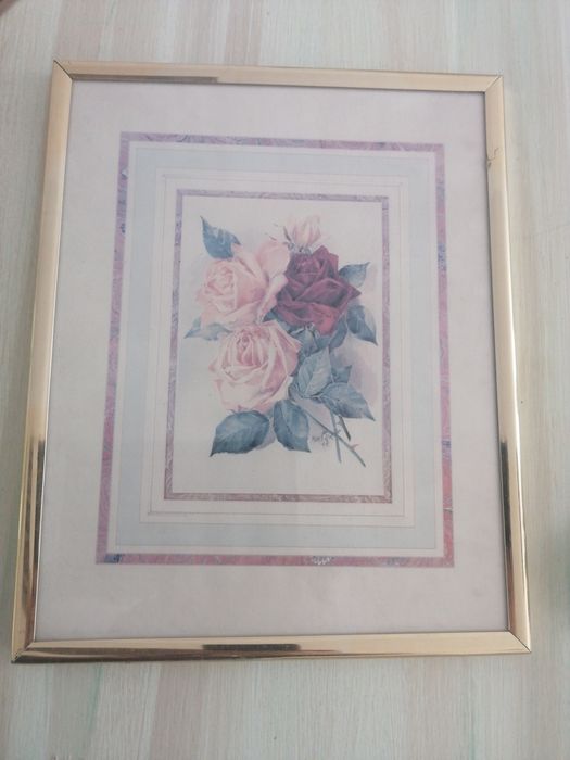 Quadro "3 rosas"