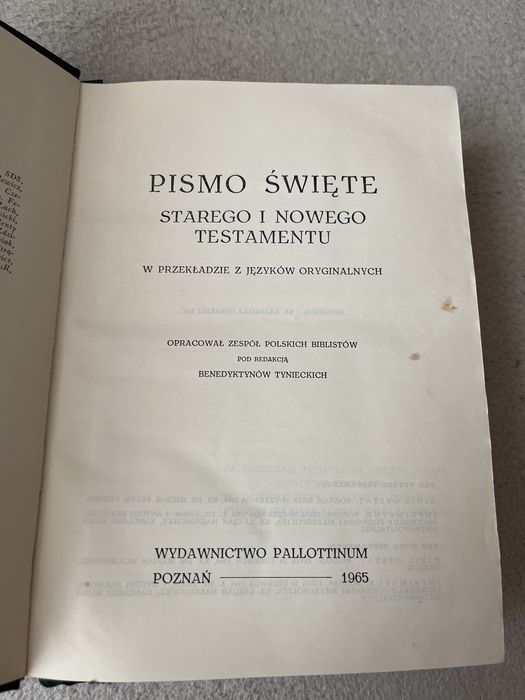 Pismo Święte Starego i Nowego Testamentu